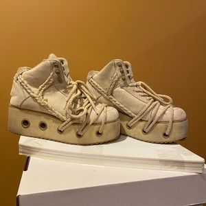 YRU X SHEIDLINA QOZMO COLLAB PLATFORM SNEAKERS